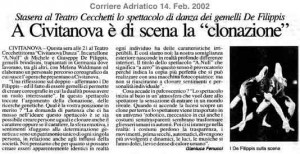 A Civitanova e di scena la clonazione (ital.) A Civitanova e di scena la clonazione (ital.)