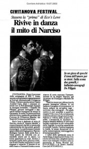 Rivive in danza il mito di Narciso (ital.) Rivive in danza il mito di Narciso (ital.)