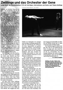 Zwillinge und das Orchester der Gene (dt.) Zwillinge und das Orchester der Gene (dt.)